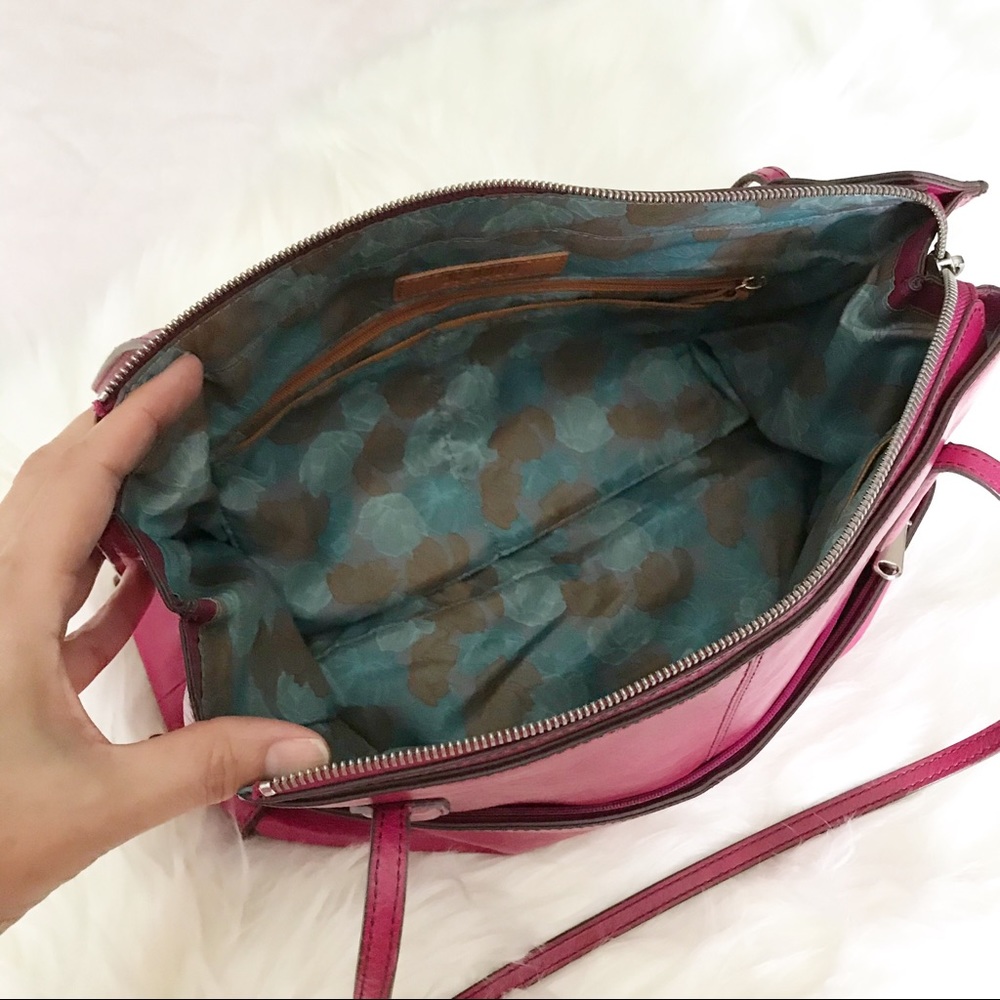 Hobo international red leather shoulder bag - Picture 5 of 8